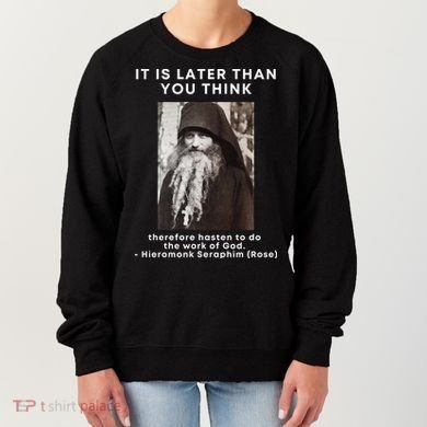 Fr Seraphim Rose Eastern Orthodox Christian Women's Sweatshirt