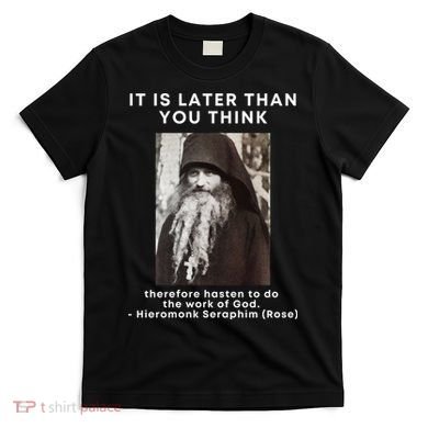 Fr Seraphim Rose Eastern Orthodox Christian T-Shirt