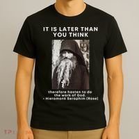 Fr Seraphim Rose Eastern Orthodox Christian T-Shirt thumb 3