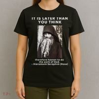 Fr Seraphim Rose Eastern Orthodox Christian T-Shirt thumb 4