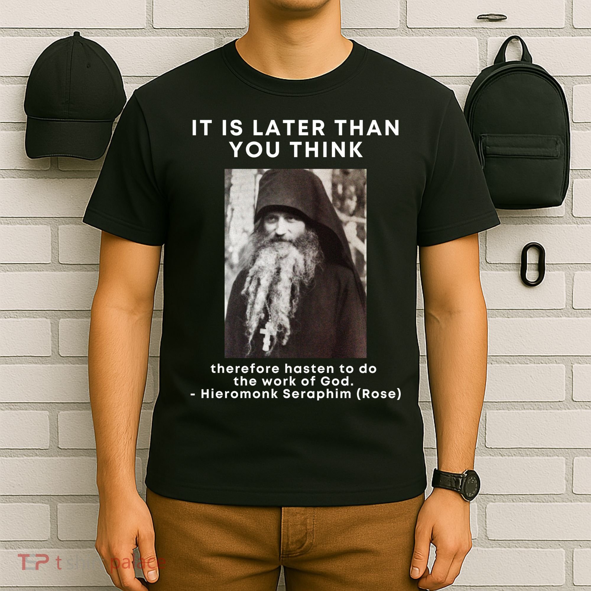 Fr Seraphim Rose Eastern Orthodox Christian T-Shirt