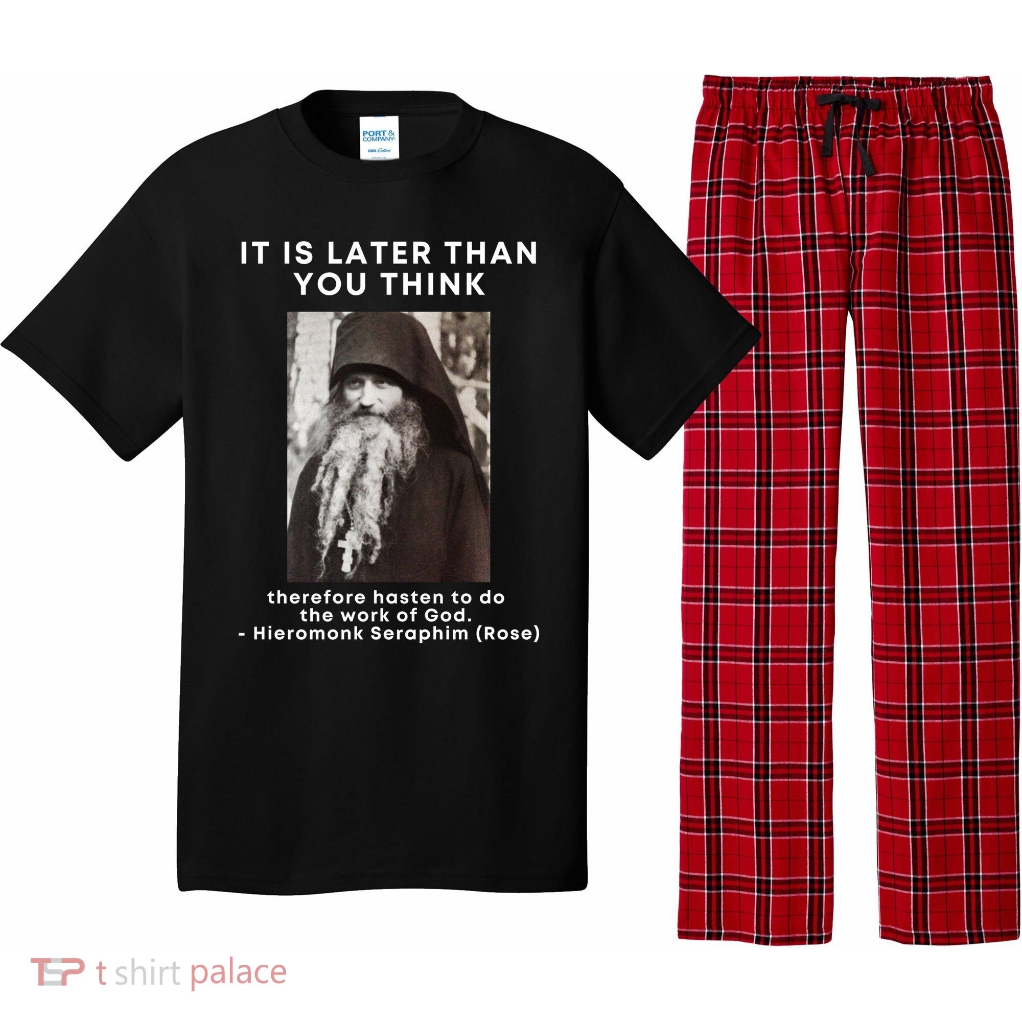 Fr Seraphim Rose Eastern Orthodox Christian Pajama Set