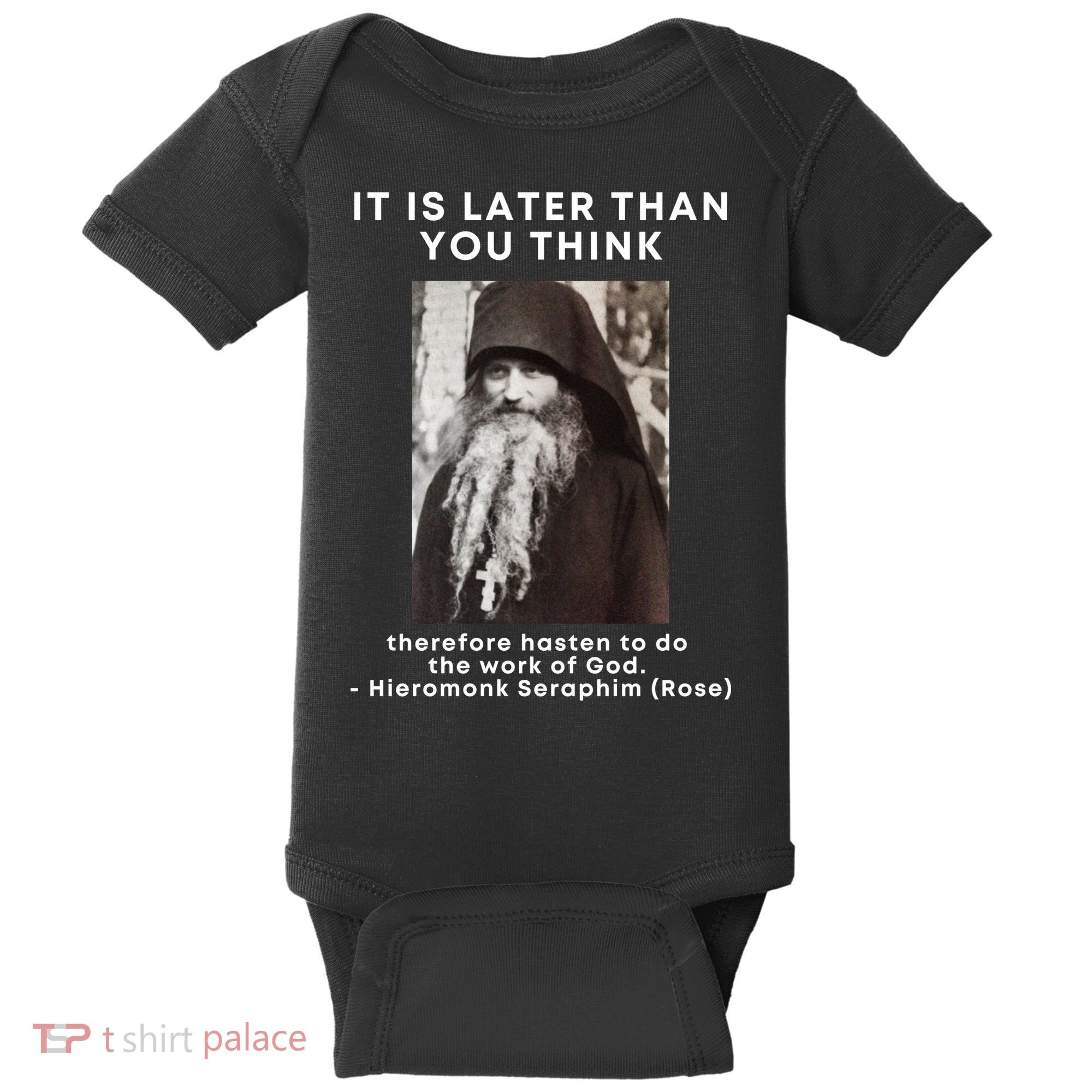 Fr Seraphim Rose Eastern Orthodox Christian Baby Bodysuit