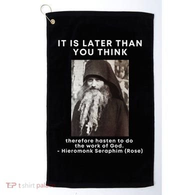 Fr Seraphim Rose Eastern Orthodox Christian Golf Towel