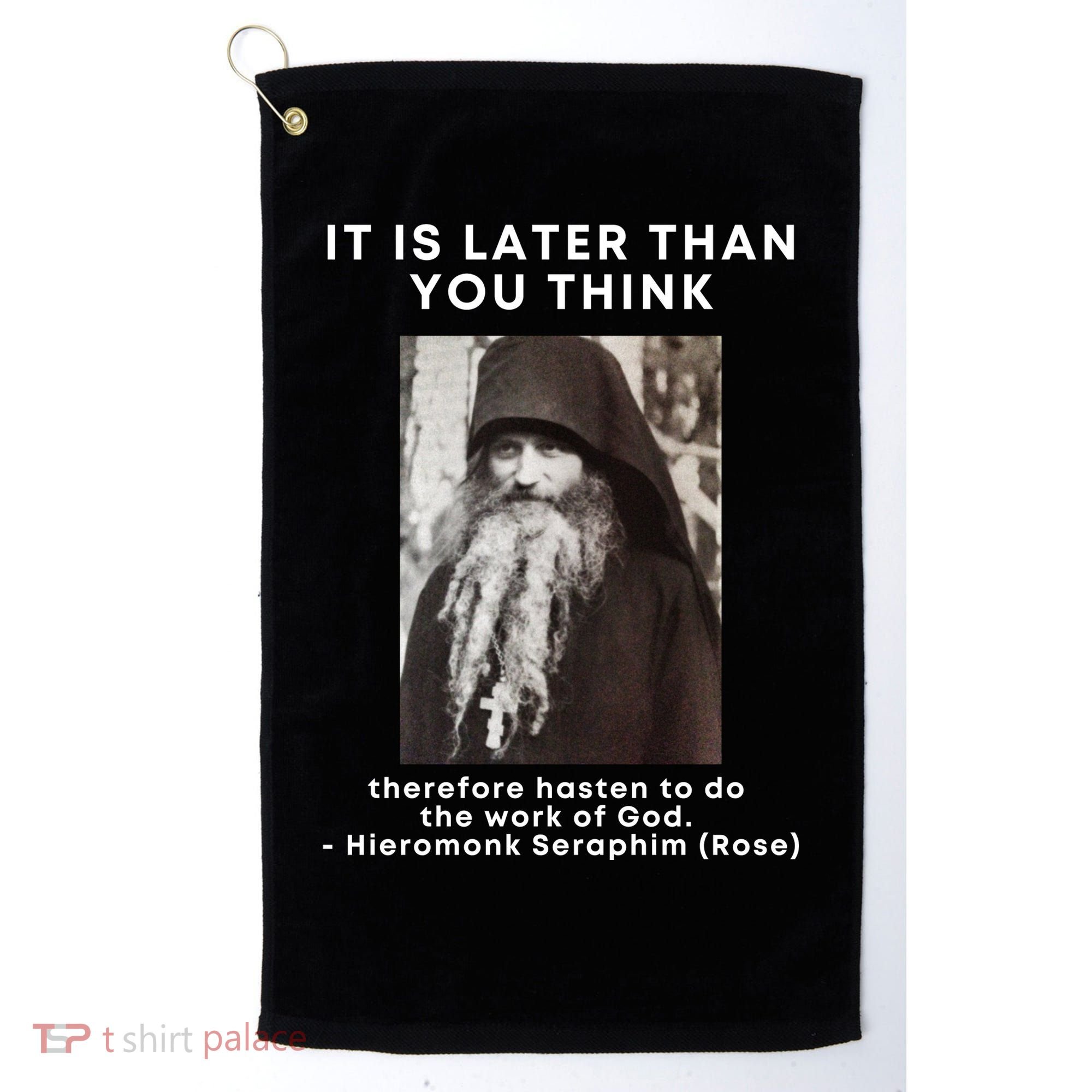Fr Seraphim Rose Eastern Orthodox Christian Golf Towel