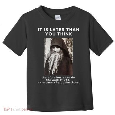 Fr Seraphim Rose Eastern Orthodox Christian Toddler T-Shirt