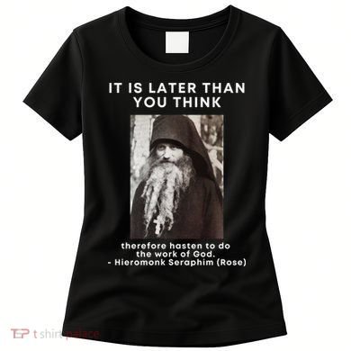 Fr Seraphim Rose Eastern Orthodox Christian Women's T-Shirt