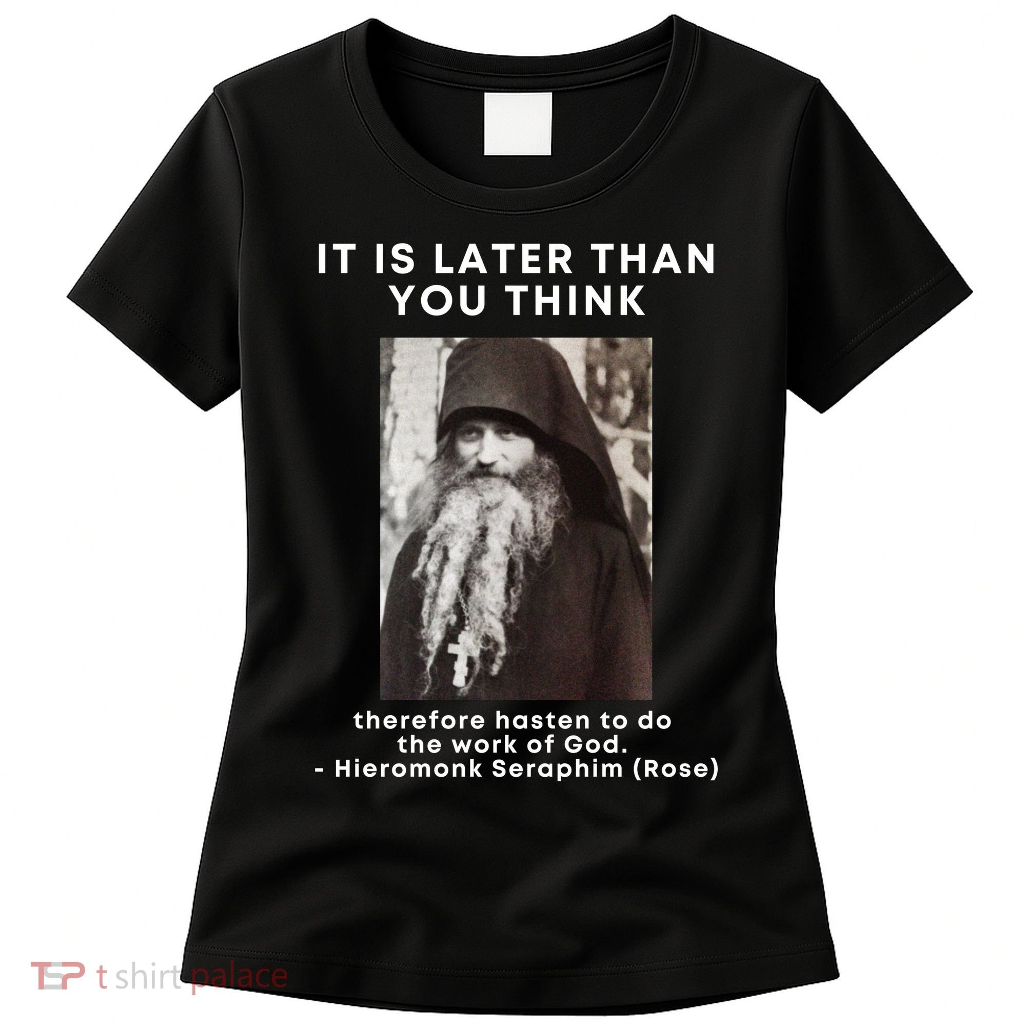 Fr Seraphim Rose Eastern Orthodox Christian Women's T-Shirt