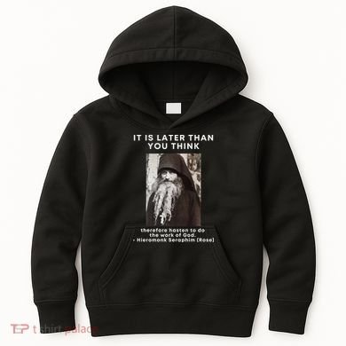 Fr Seraphim Rose Eastern Orthodox Christian Kids Hoodie