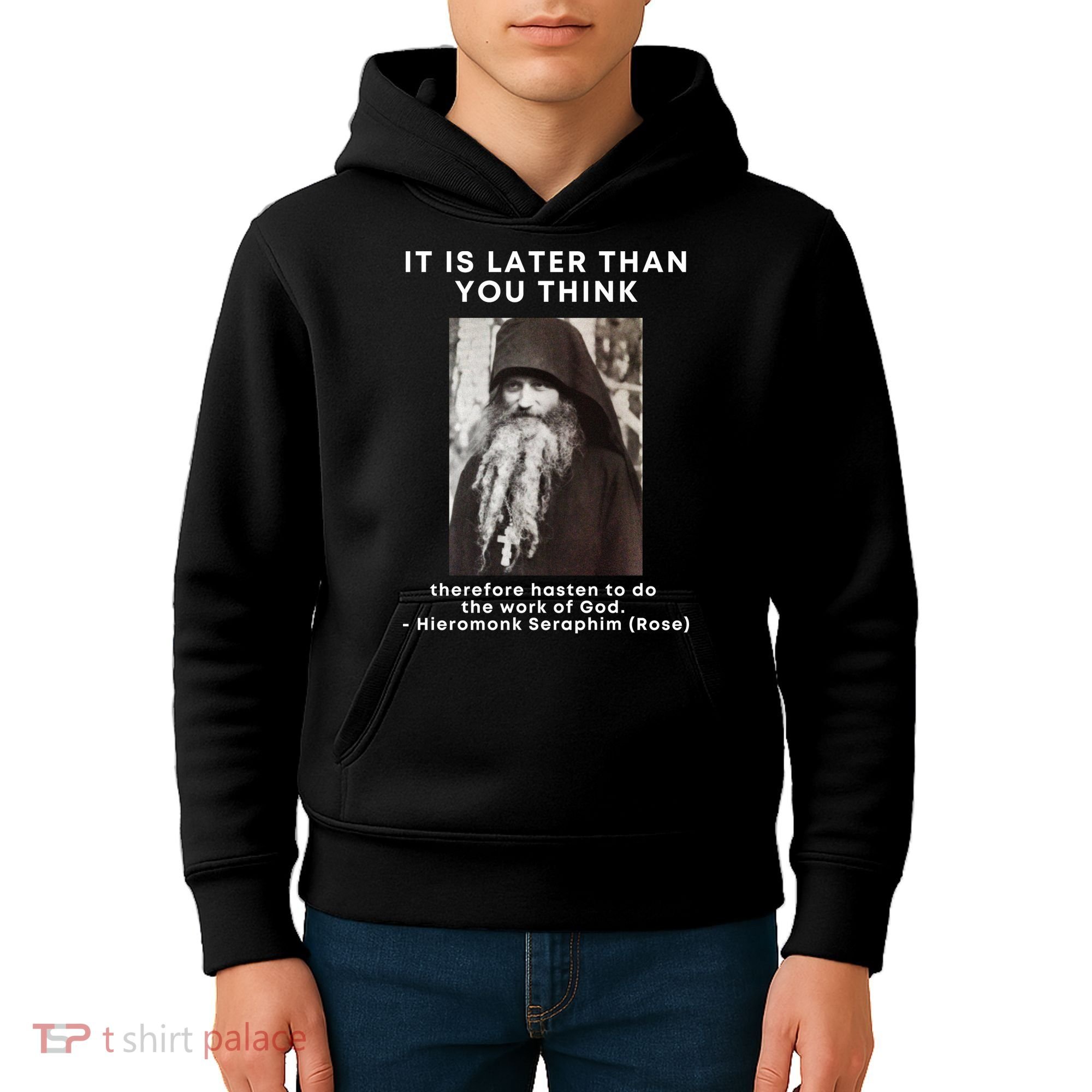 Fr Seraphim Rose Eastern Orthodox Christian Kids Hoodie