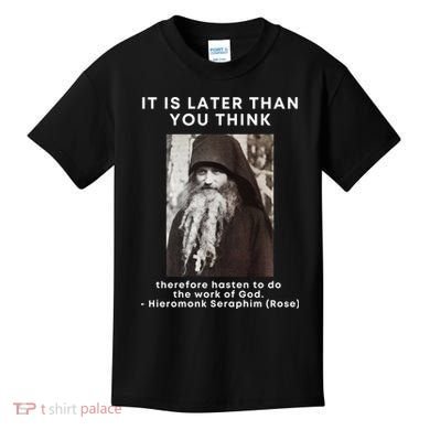 Fr Seraphim Rose Eastern Orthodox Christian Kids T-Shirt