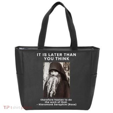 Fr Seraphim Rose Eastern Orthodox Christian Tote Bag