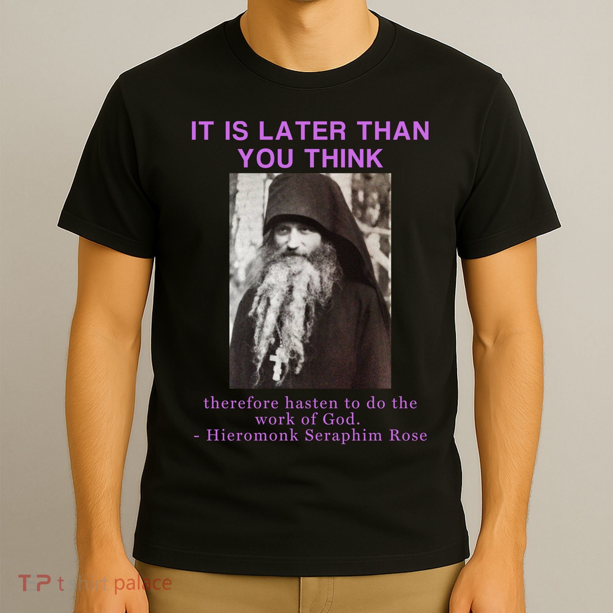 Fr Seraphim Rose Eastern Orthodox Christian T-Shirt