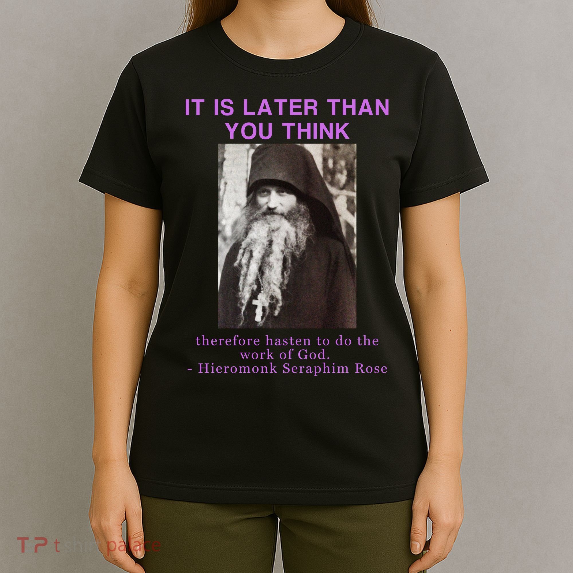 Fr Seraphim Rose Eastern Orthodox Christian T-Shirt