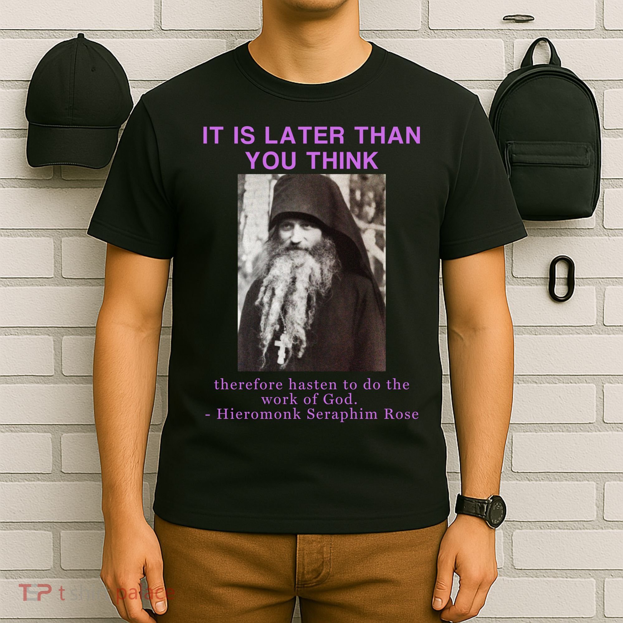 Fr Seraphim Rose Eastern Orthodox Christian T-Shirt