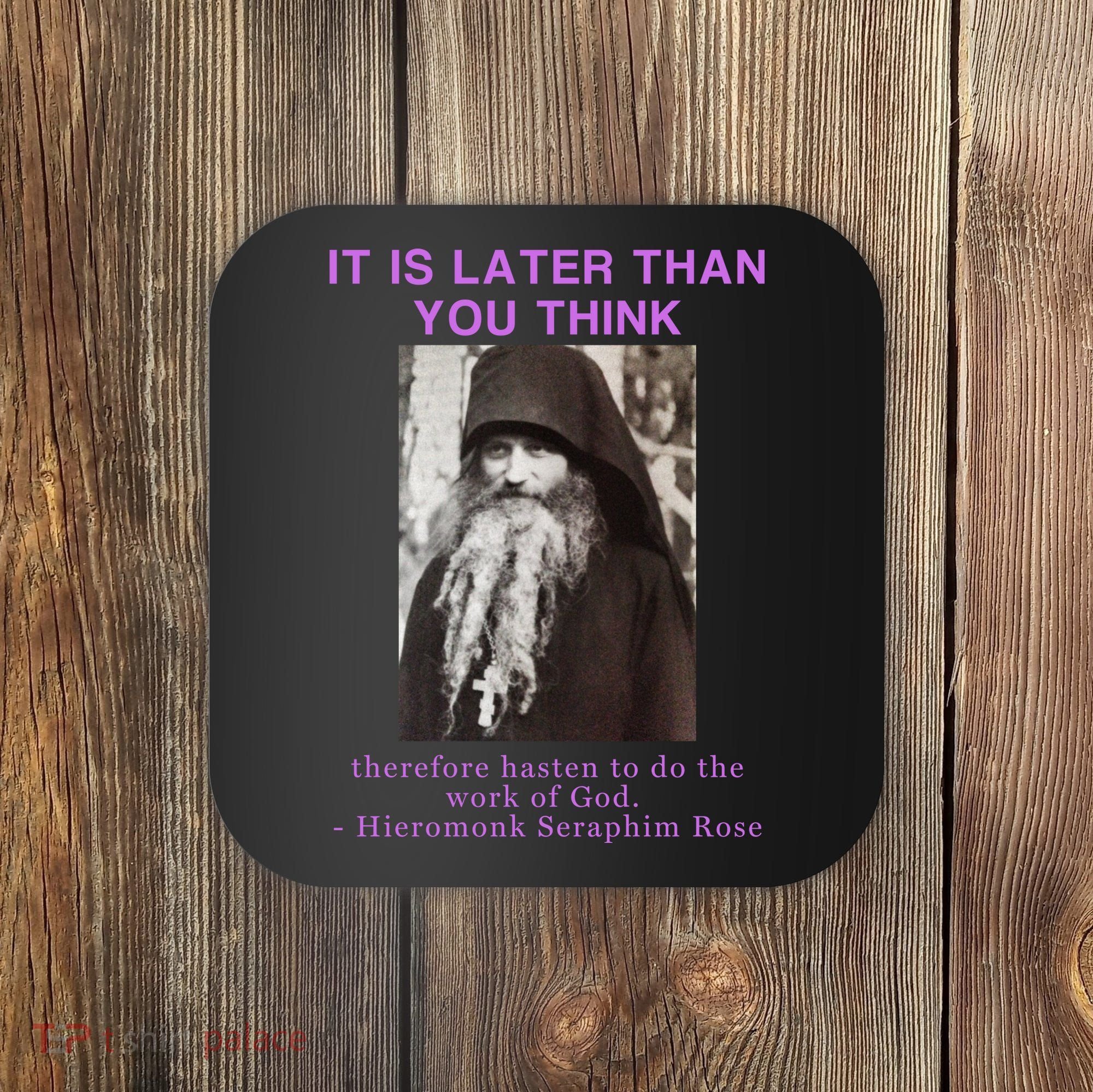 Fr Seraphim Rose Eastern Orthodox Christian Coaster