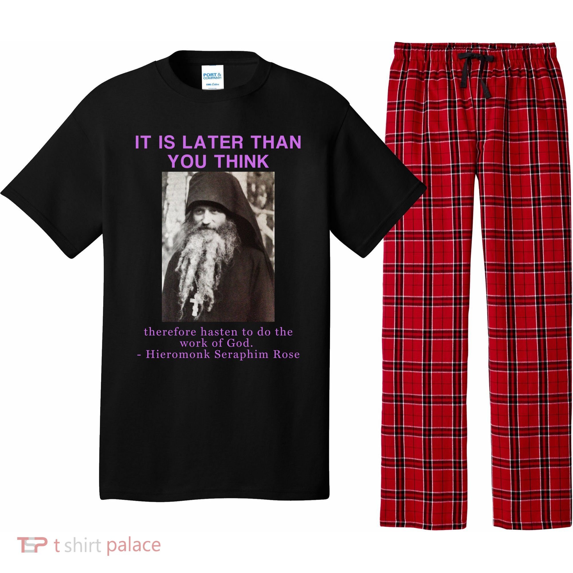 Fr Seraphim Rose Eastern Orthodox Christian Pajama Set
