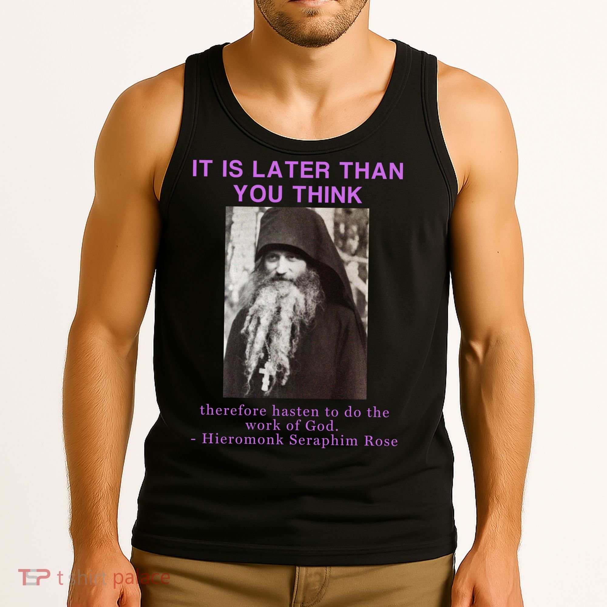 Fr Seraphim Rose Eastern Orthodox Christian Tank Top