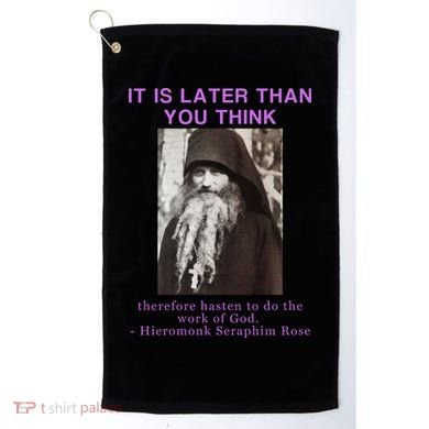 Fr Seraphim Rose Eastern Orthodox Christian Golf Towel