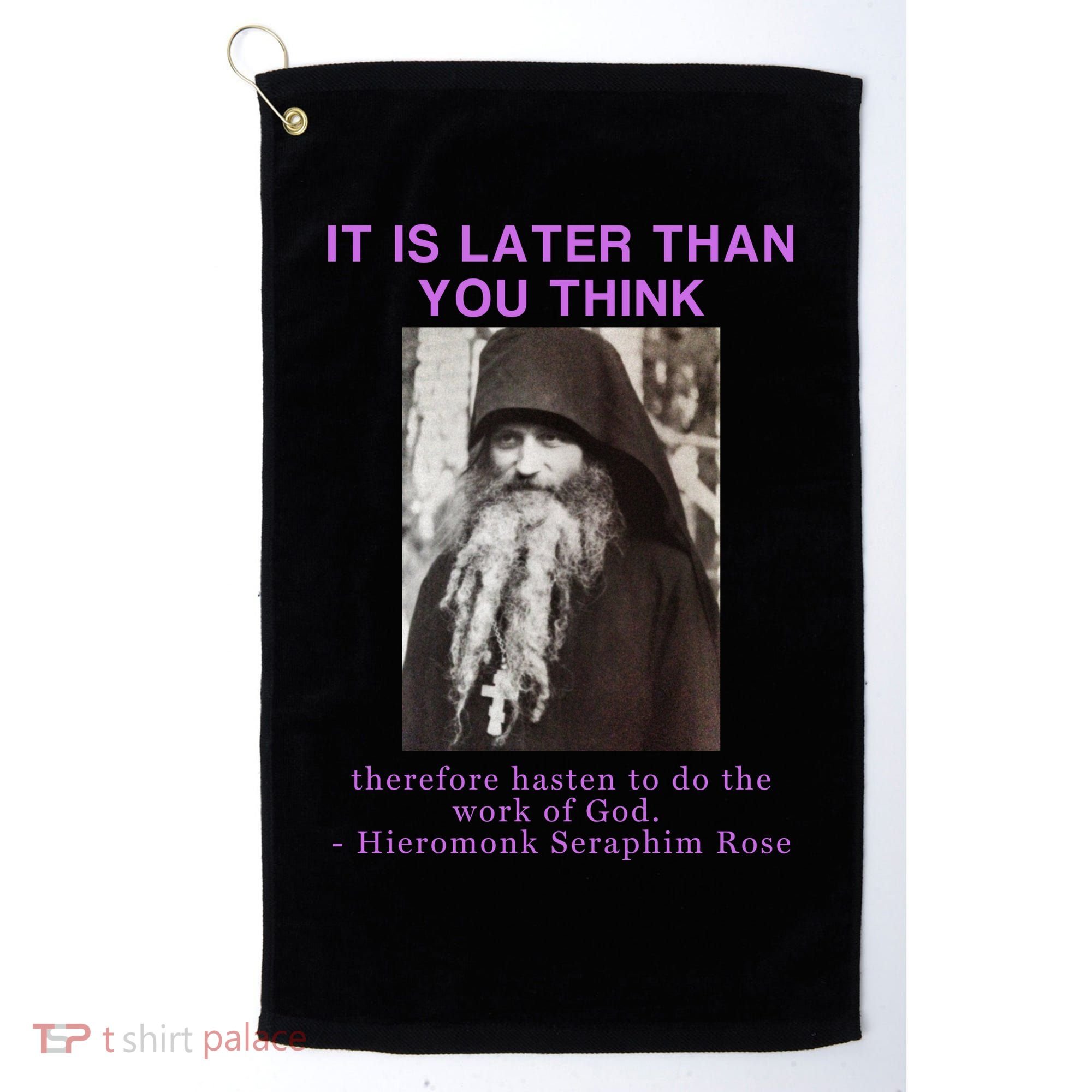 Fr Seraphim Rose Eastern Orthodox Christian Golf Towel