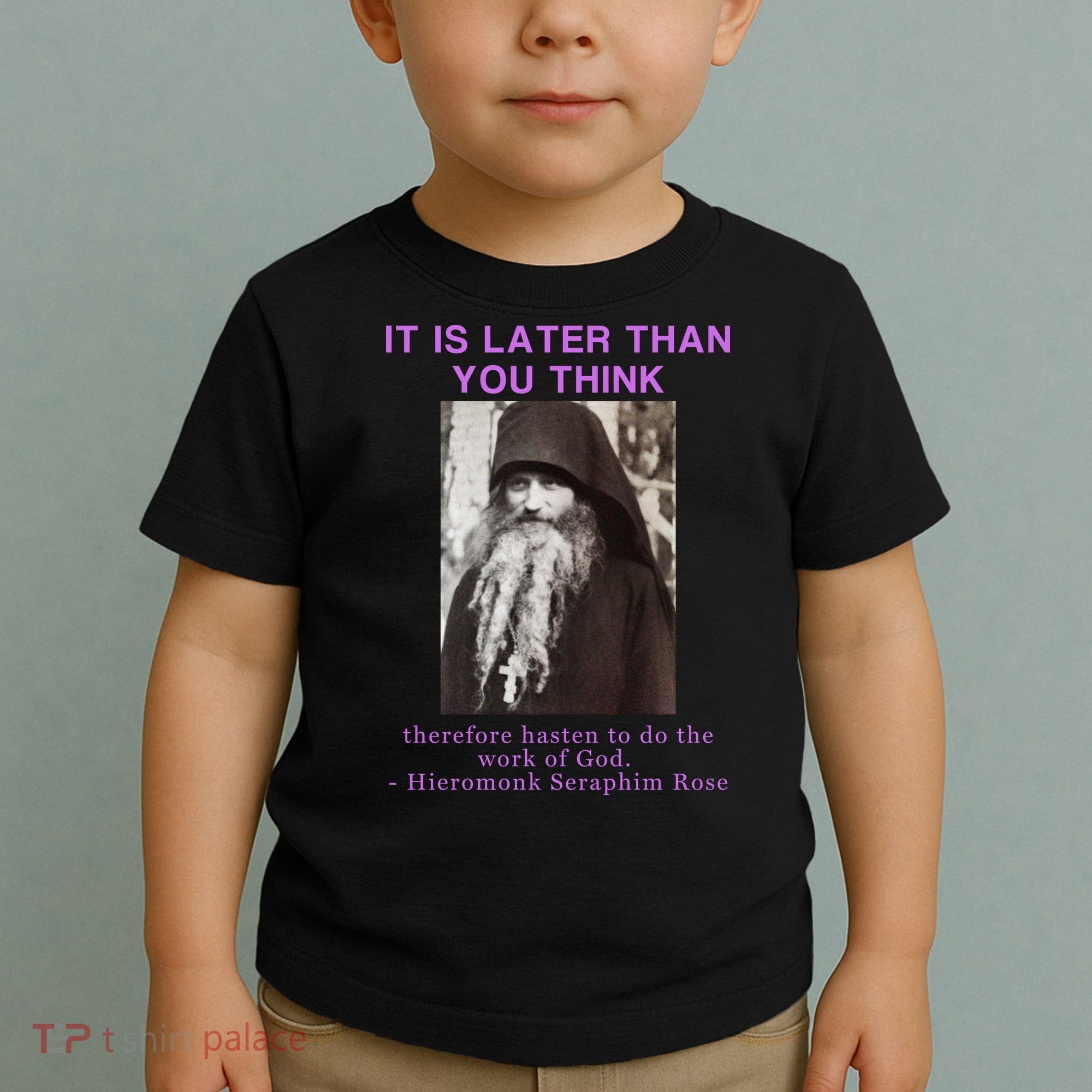 Fr Seraphim Rose Eastern Orthodox Christian Toddler T-Shirt