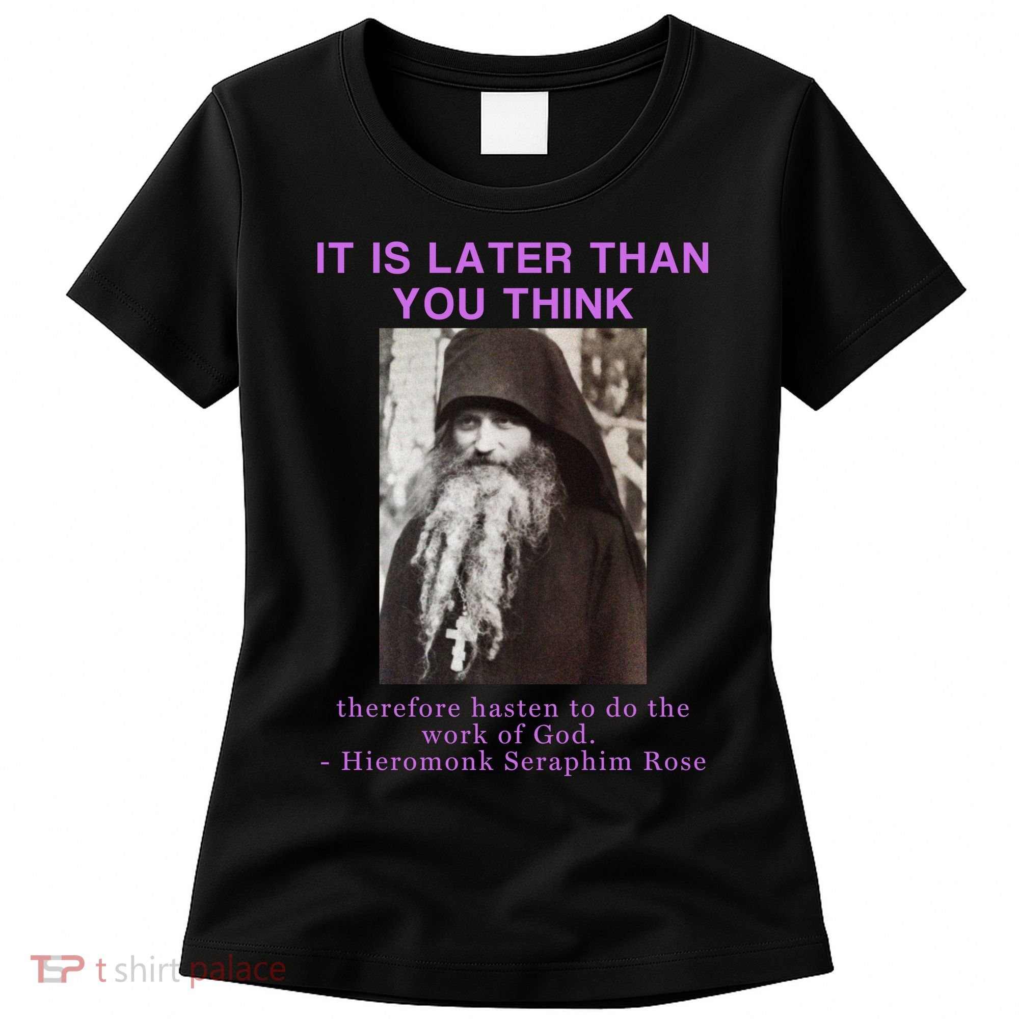 Fr Seraphim Rose Eastern Orthodox Christian Women's T-Shirt