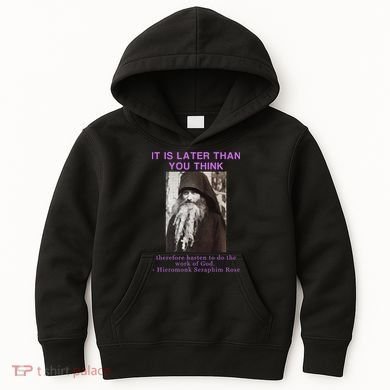 Fr Seraphim Rose Eastern Orthodox Christian Kids Hoodie