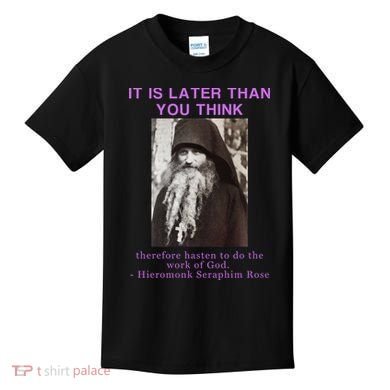 Fr Seraphim Rose Eastern Orthodox Christian Kids T-Shirt
