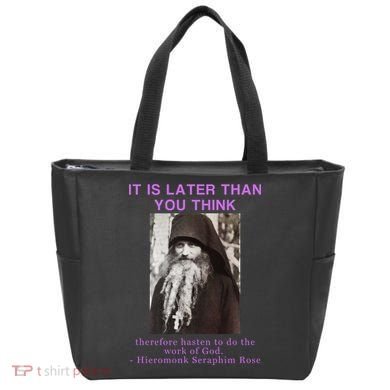 Fr Seraphim Rose Eastern Orthodox Christian Tote Bag
