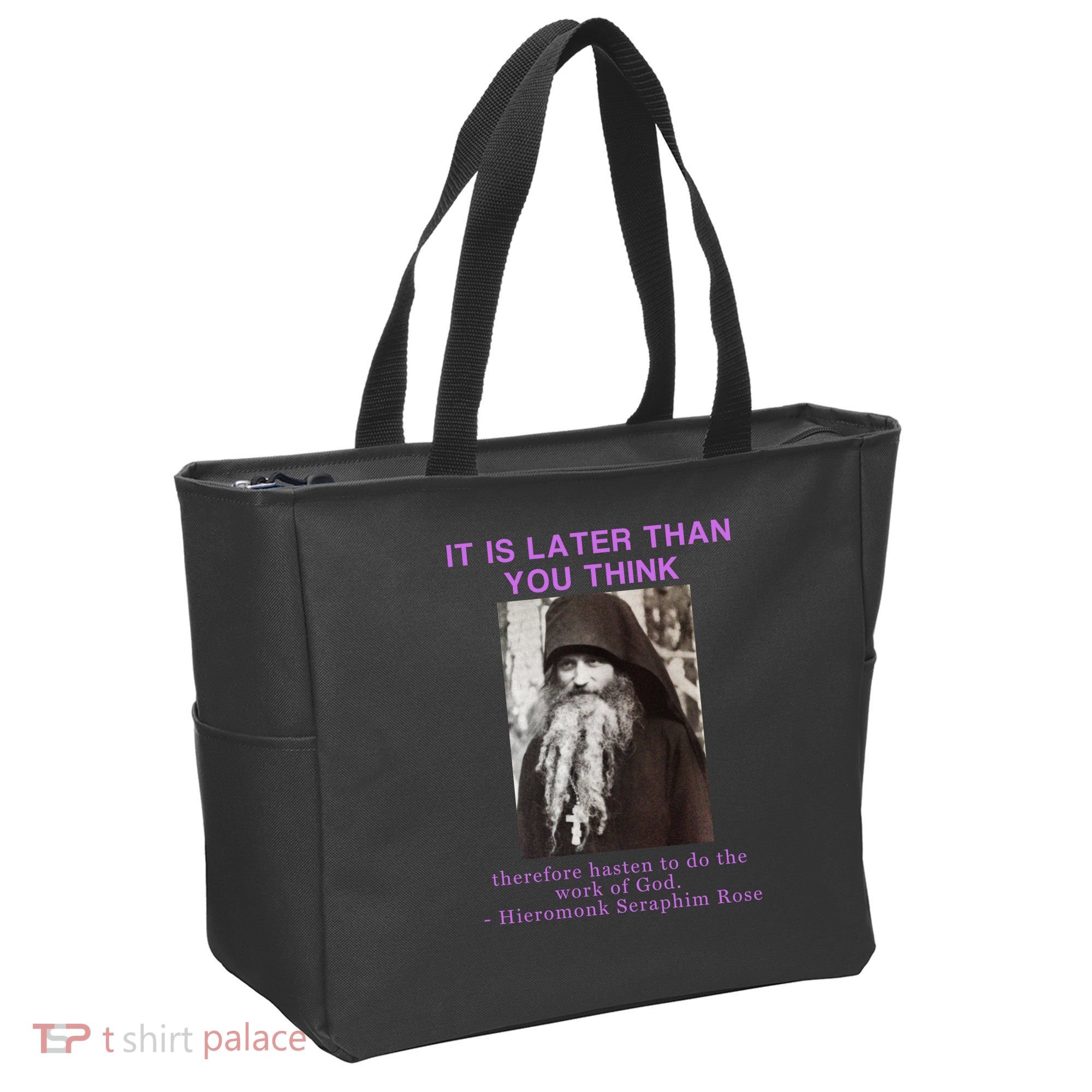 Fr Seraphim Rose Eastern Orthodox Christian Tote Bag