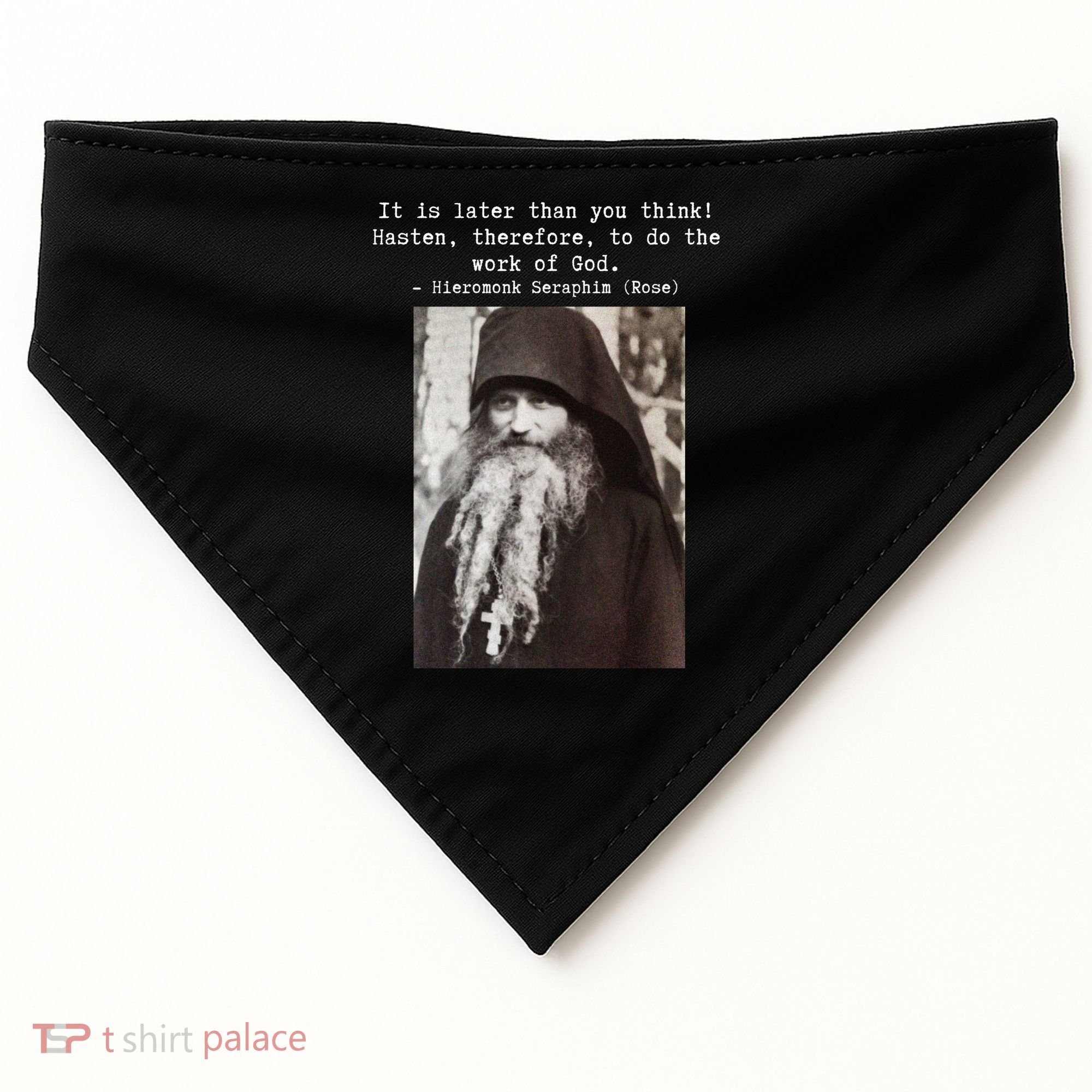 Father Seraphim Rose Orthodox Gift USA-Made Doggie Bandana