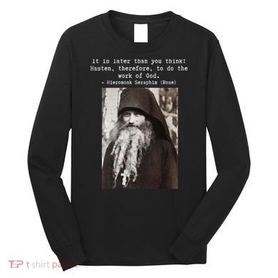 Father Seraphim Rose Orthodox Gift Long Sleeve Shirt