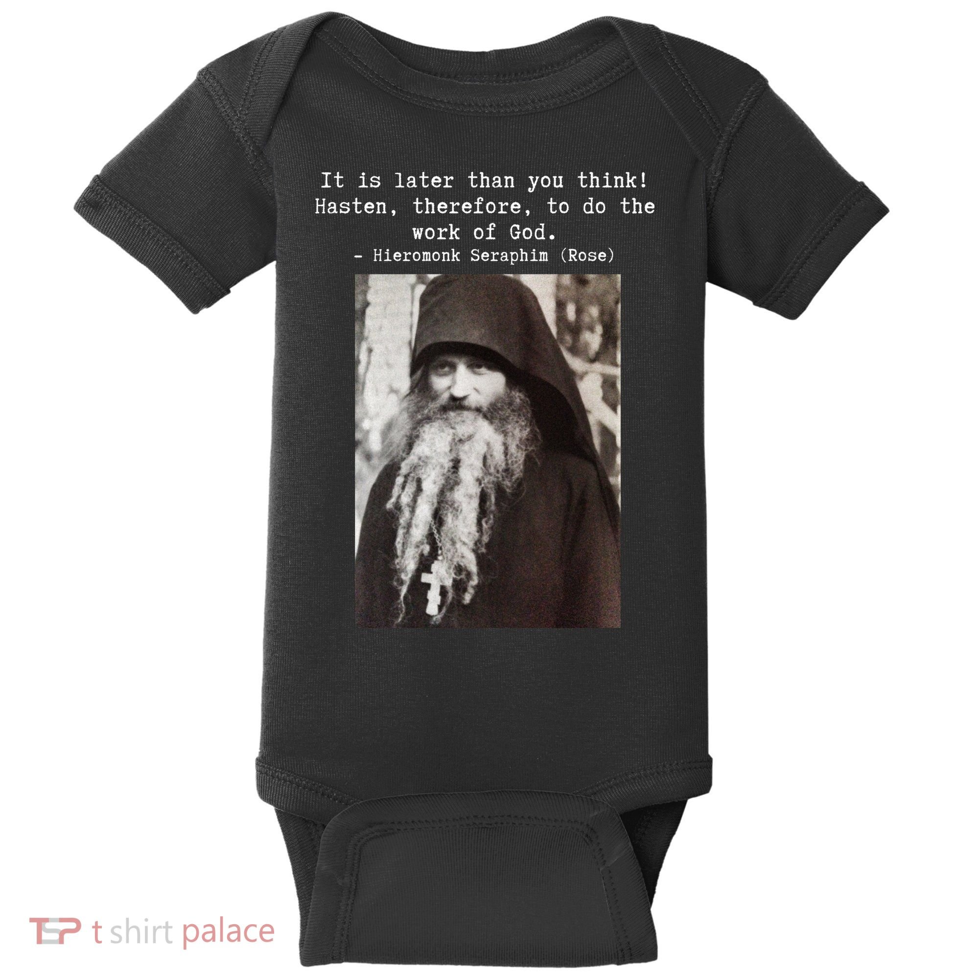 Father Seraphim Rose Orthodox Gift Baby Bodysuit