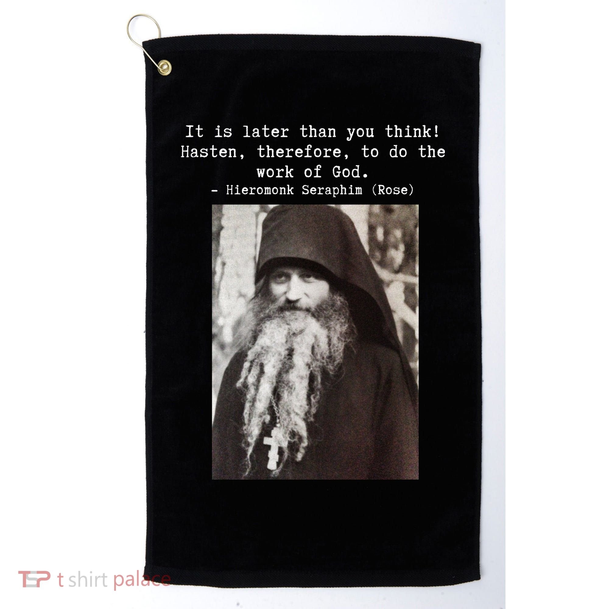 Father Seraphim Rose Orthodox Gift Golf Towel