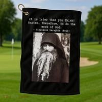 Father Seraphim Rose Orthodox Gift Golf Towel thumb 1