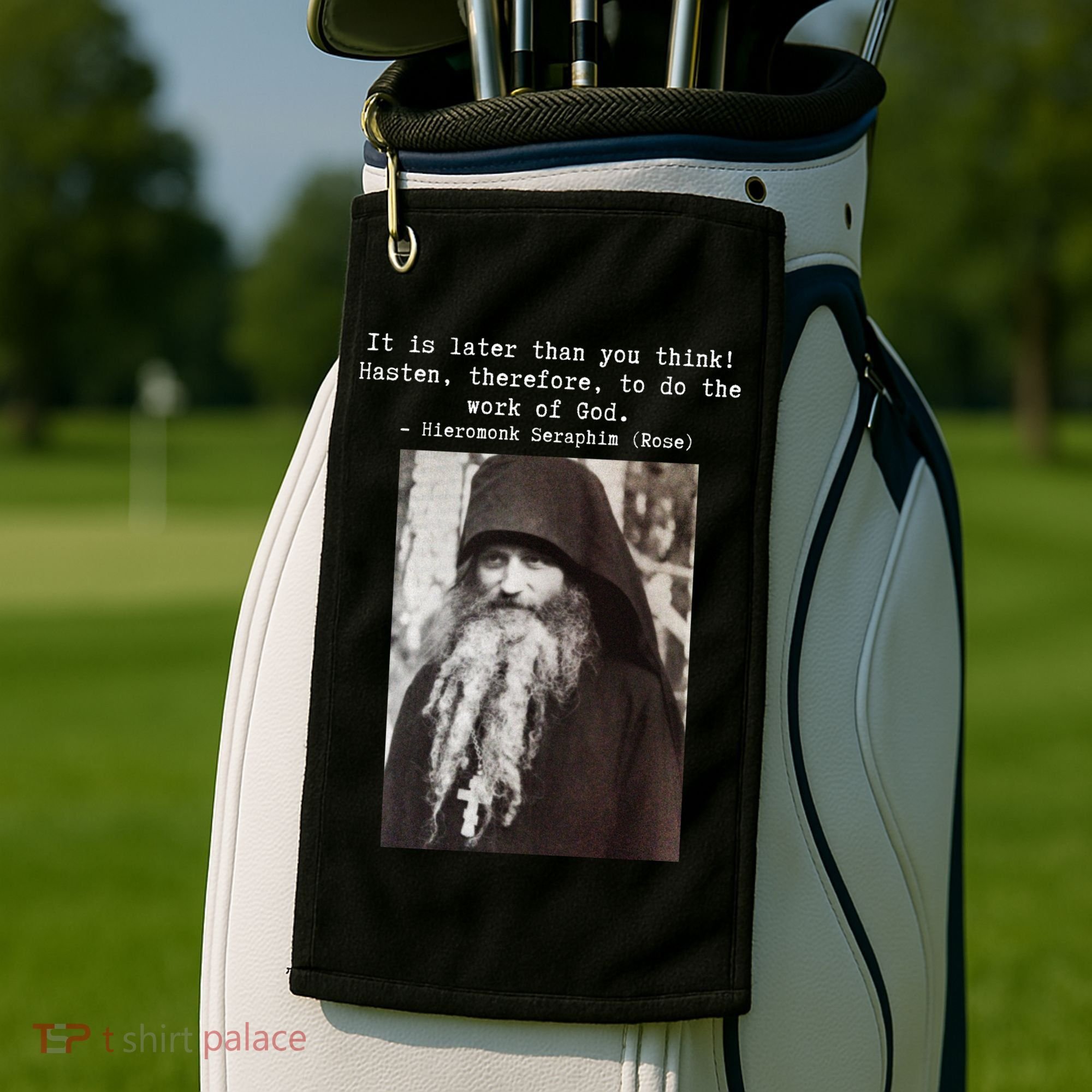 Father Seraphim Rose Orthodox Gift Golf Towel