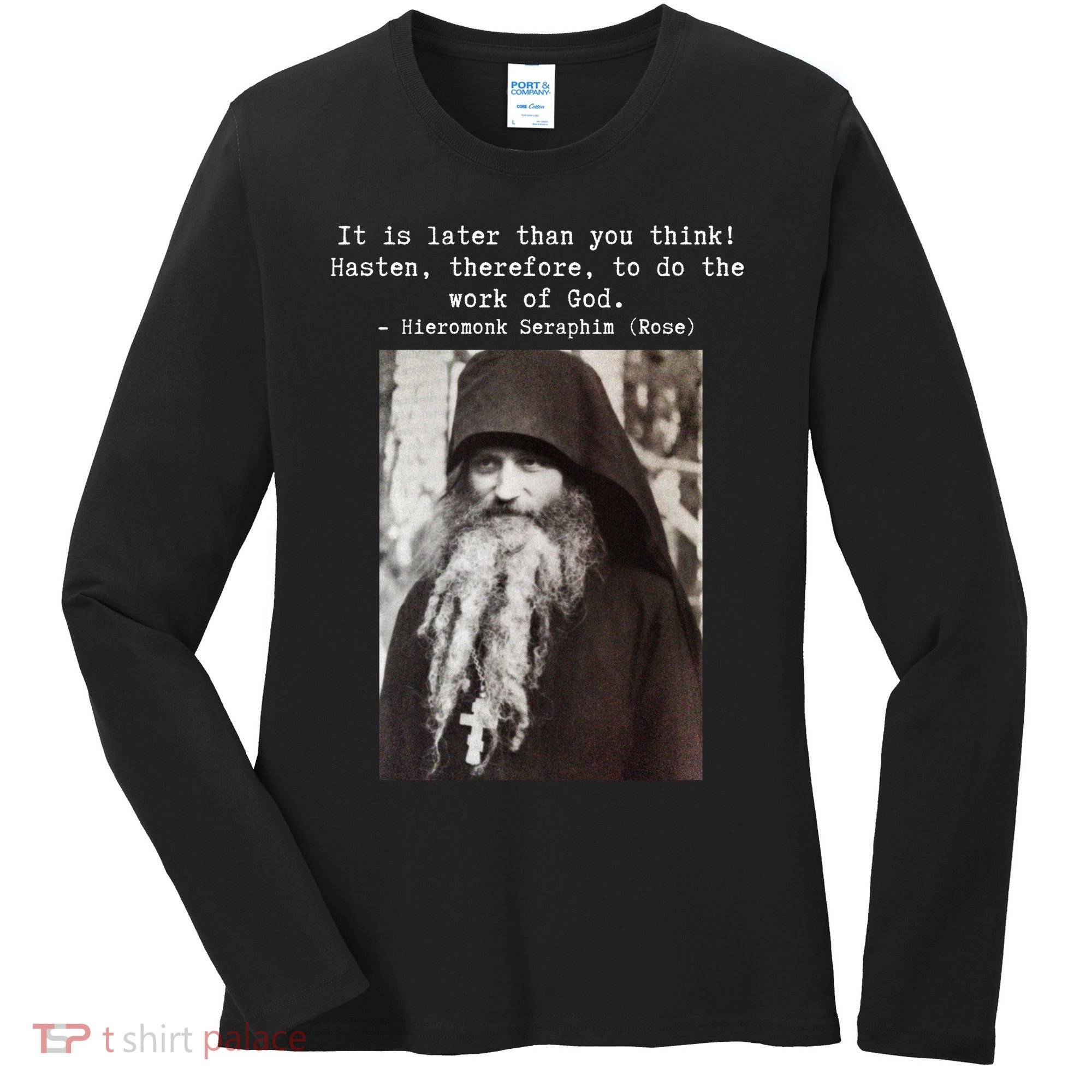 Father Seraphim Rose Orthodox Gift Women's Long Sleeve Shirt