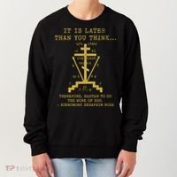 Fr Seraphim Rose Eastern Orthodox Christian Cross Women's Sweatshirt thumb 0