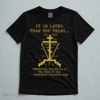 Fr Seraphim Rose Eastern Orthodox Christian Cross T-Shirt thumb 5