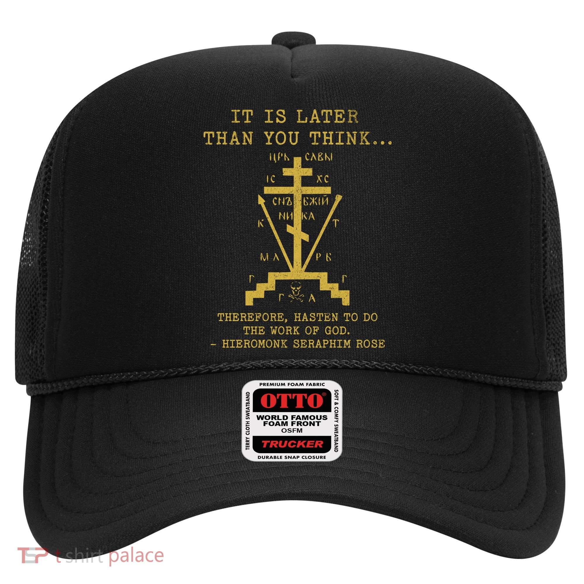 Fr Seraphim Rose Eastern Orthodox Christian Cross Hat