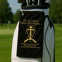 Fr Seraphim Rose Eastern Orthodox Christian Cross Golf Towel thumb 2