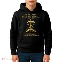 Fr Seraphim Rose Eastern Orthodox Christian Cross Kids Hoodie thumb 4