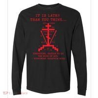 Fr Seraphim Rose Eastern Orthodox Christian Cross Comfort Colors Heavyweight Long Sleeve T-Shirt thumb 0
