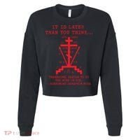 Fr Seraphim Rose Eastern Orthodox Christian Cross Cropped Pullover Crew thumb 0