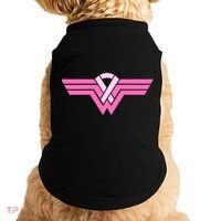 Funny Superhero Ribbon Breast Cancer Awareness Doggie Tank thumb 0