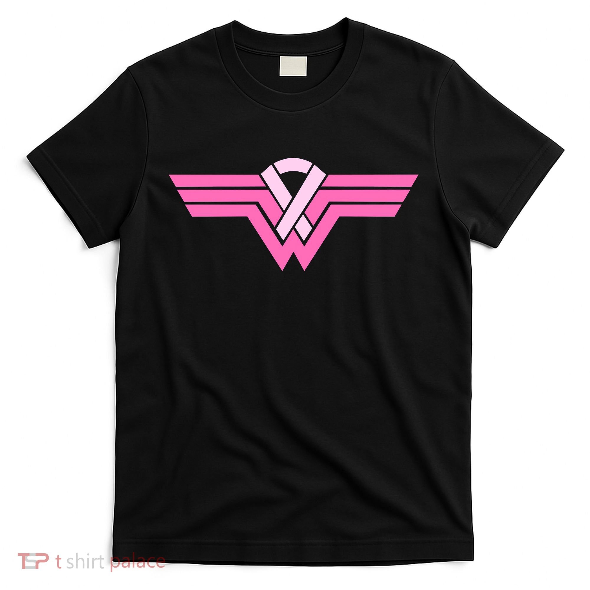 Funny Superhero Ribbon Breast Cancer Awareness T-Shirt