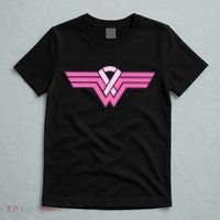 Funny Superhero Ribbon Breast Cancer Awareness T-Shirt thumb 5