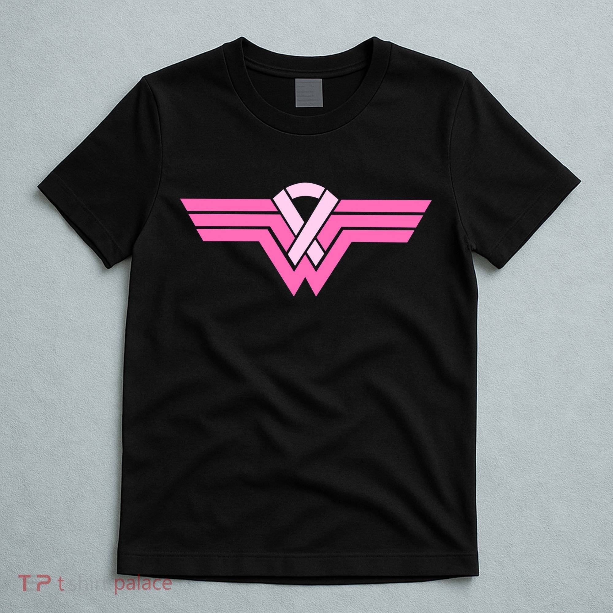 Funny Superhero Ribbon Breast Cancer Awareness T-Shirt