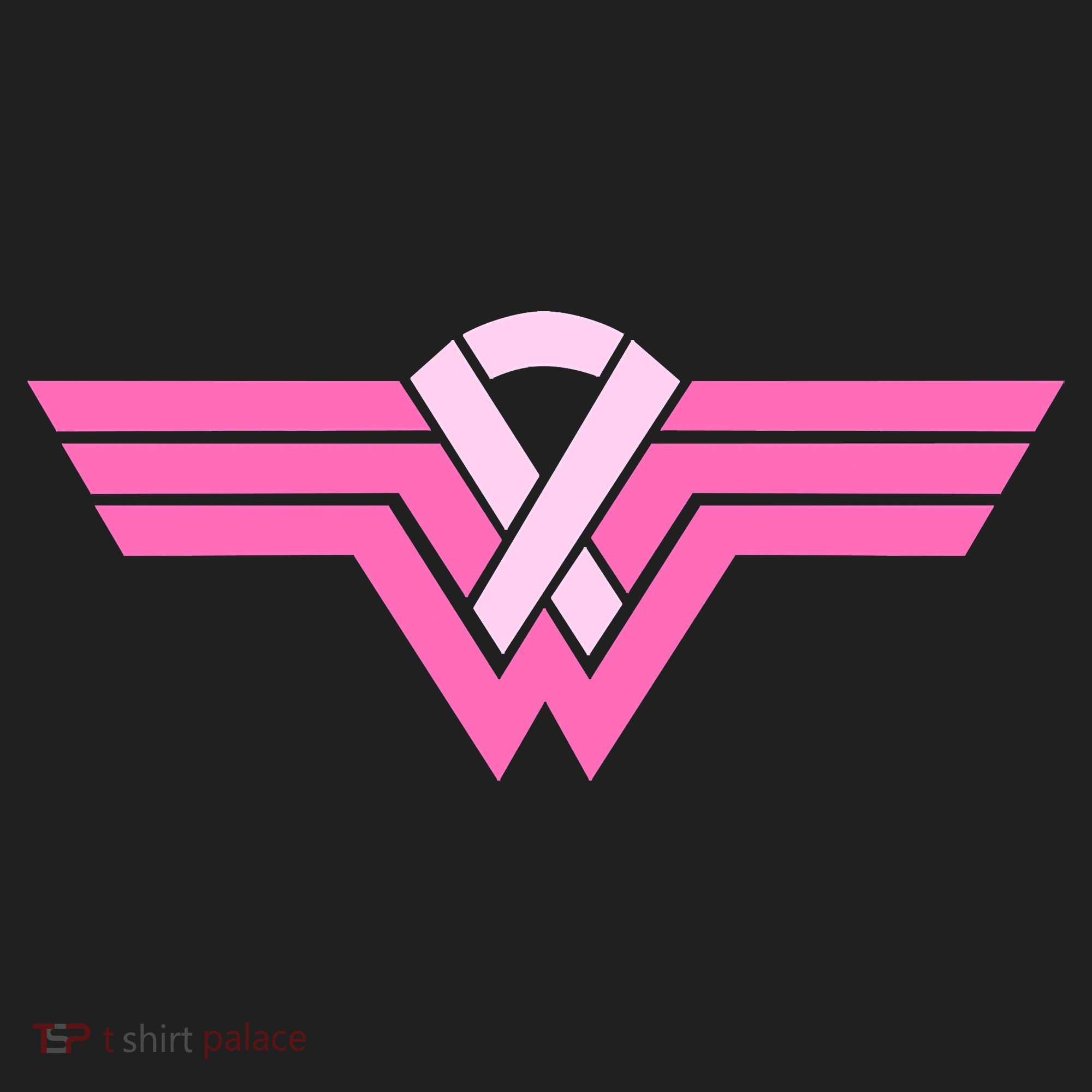 Funny Superhero Ribbon Breast Cancer Awareness Beanie