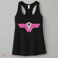 Funny Superhero Ribbon Breast Cancer Awareness Women's Tank Top thumb 3